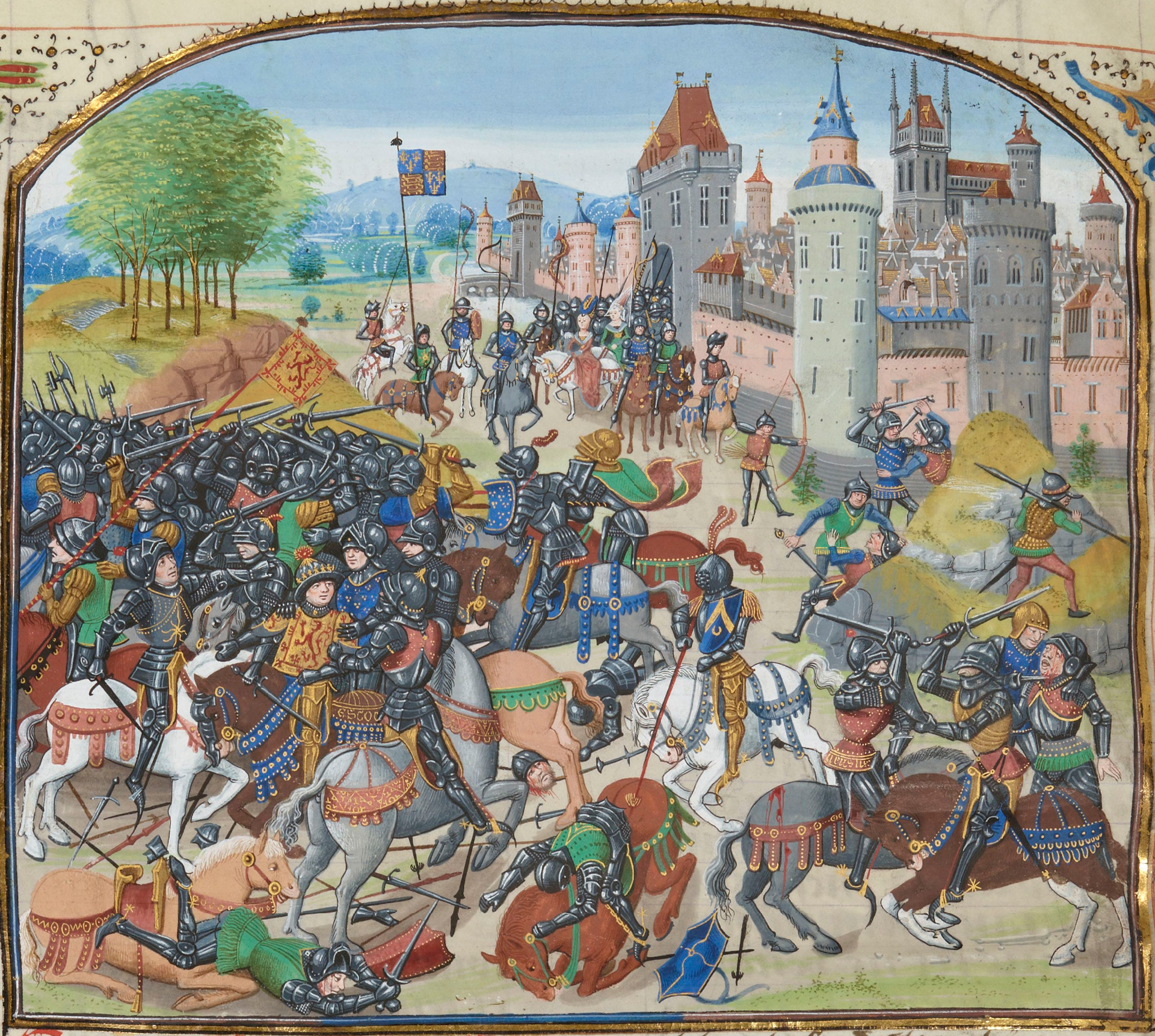 The battle